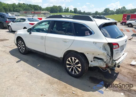 2017 Subaru Outback 2.5I Limited из США, поврежденный, VIN 4S4BSANC4H3347980